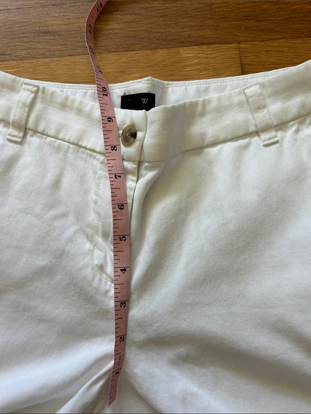 J. Crew White Casual Chino Shorts